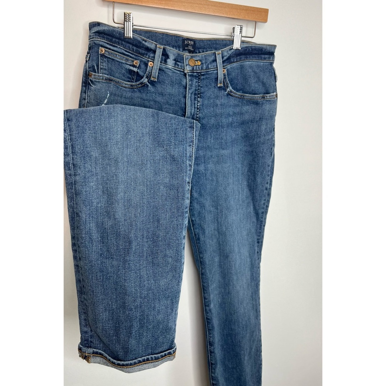 J.Crew Hi-Rise Slim Boyfriend Denim