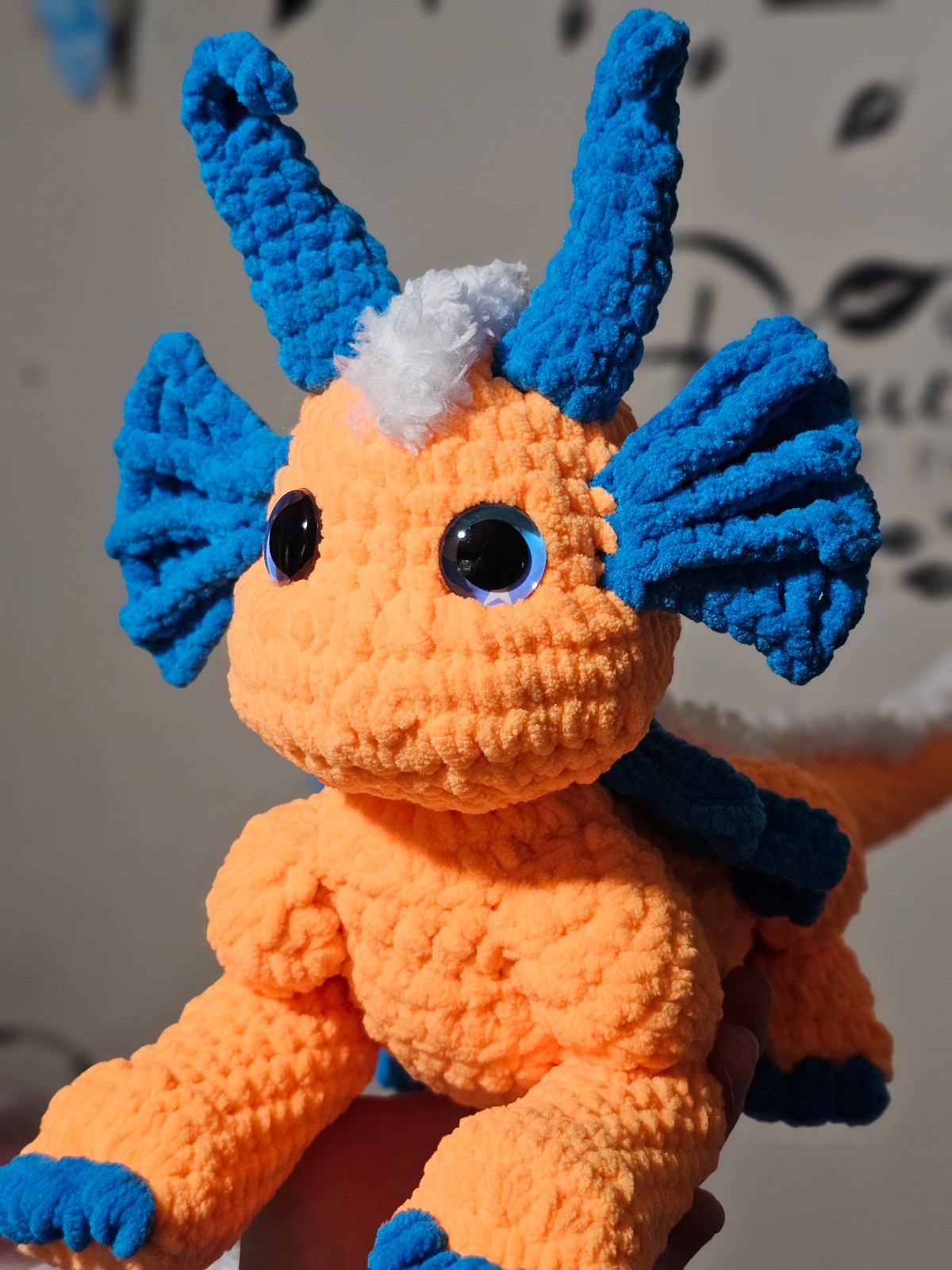 Crochet dragon