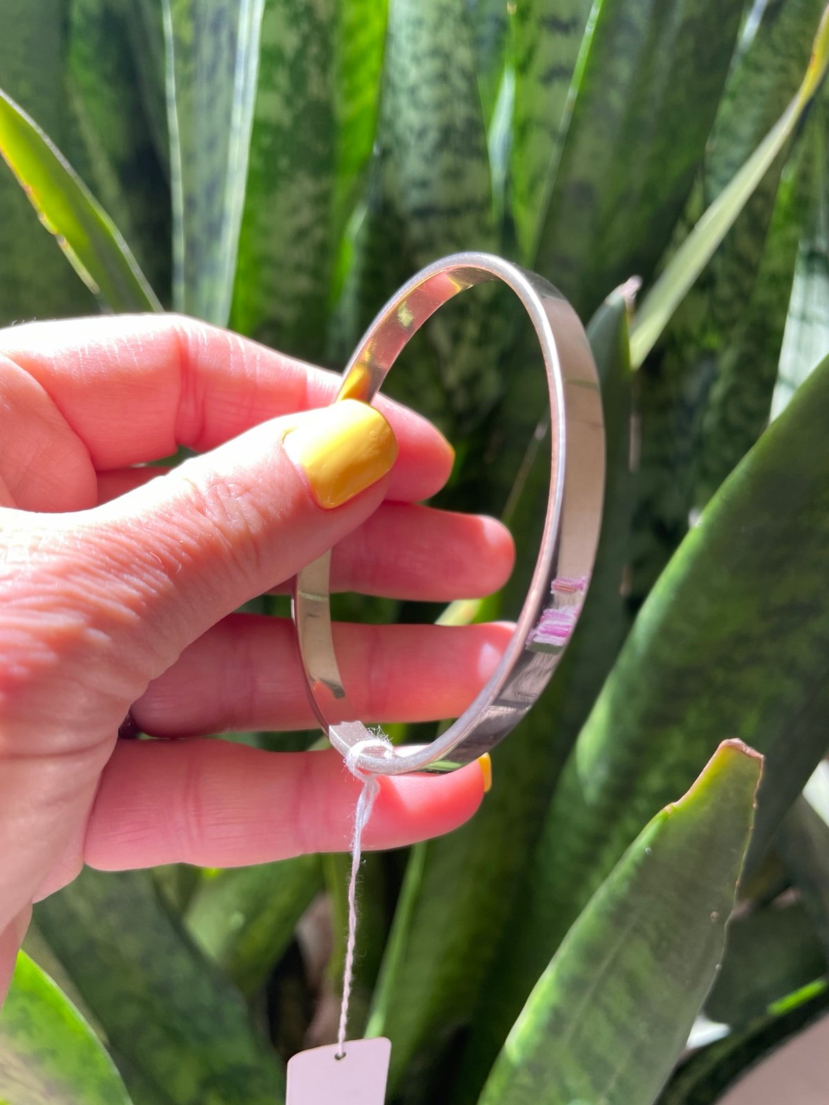 Sterling Silver 63mm Bangle