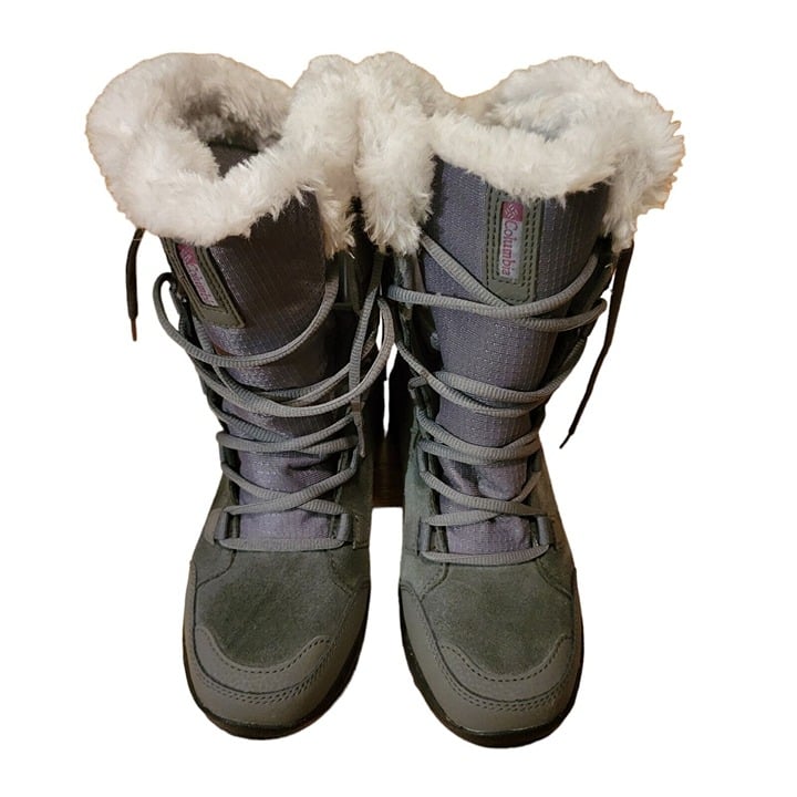 Columbia Women’s Ice Maiden II Boot Waterproof Size US 6 / EU 37 Gray New