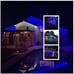 Blue Rope Lights, 110v Flat LED Strip Lights Waterproof Kit - 100 ft.