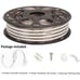 Blue Rope Lights, 110v Flat LED Strip Lights Waterproof Kit - 100 ft.