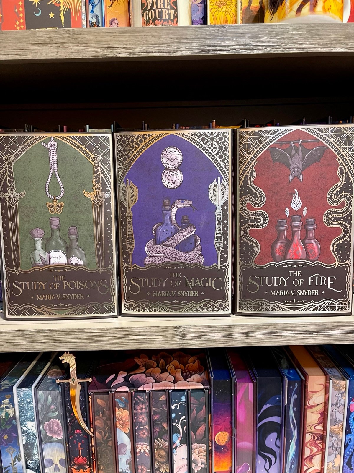 The Study of Poisons, The Study of Magic, and The Study of Fire