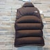 North Face Womens Brown Nuptse Vest XS Puffer Bubble 96 Retro Winter Puff Jacket