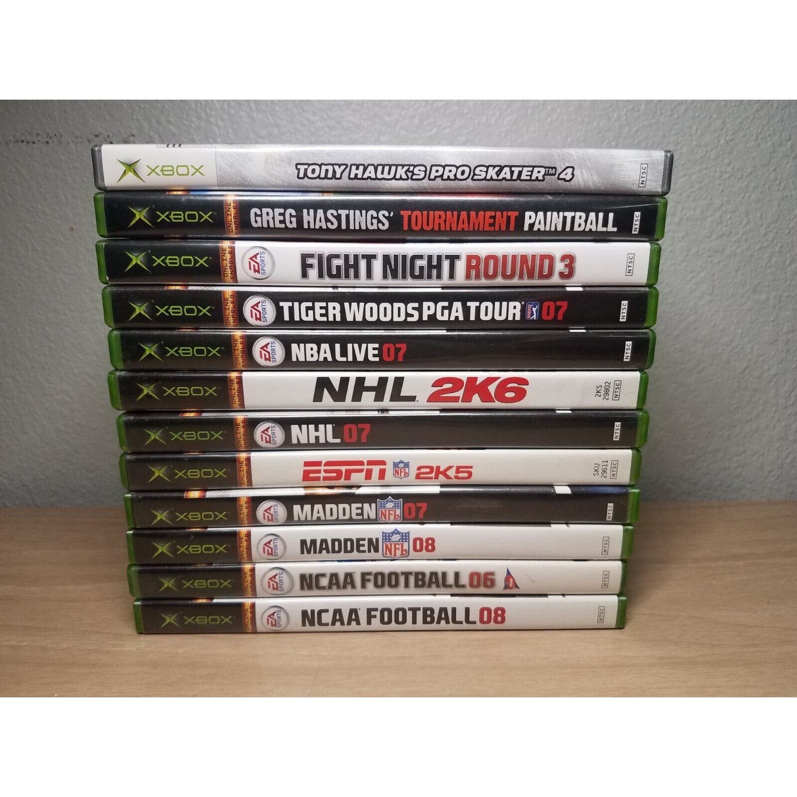 12 Lot Original Xbox Games Collection Sports Skateboarding NFL NBA Madden