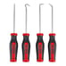 Professional Mini Soft Grip Pick and Hook Set, 4-Piece