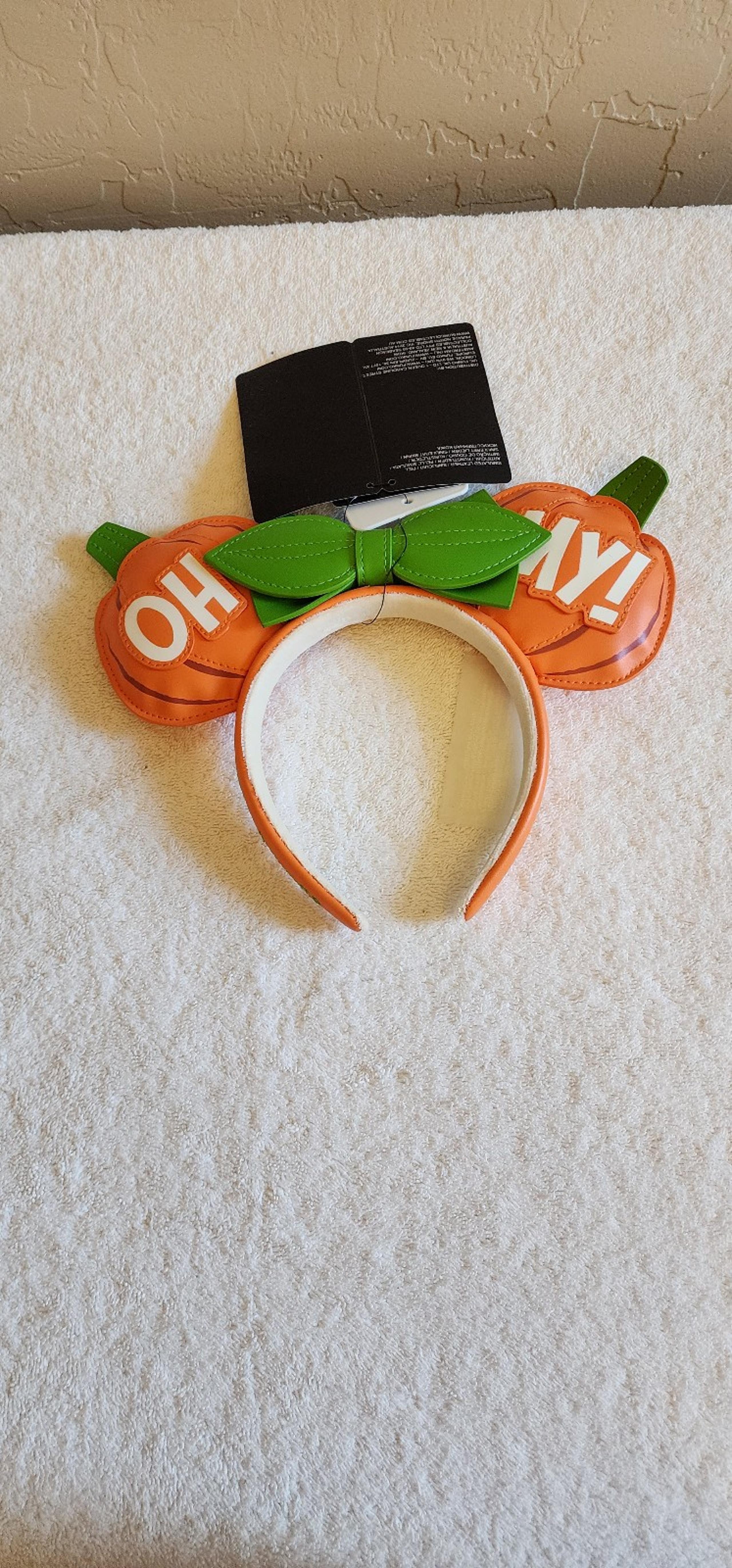 Minnie Mouse "Oh My!" Pumpkin Glow Ear Headband