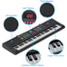 61 Keys Keyboard Piano, Electric Piano with Microphone Built-In Speaker 6 Demo S
