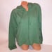 Victoria Secret Full Zip Hoodie Crop Top XL Green Long Sleeve Solid New