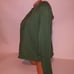 Victoria Secret Full Zip Hoodie Crop Top XL Green Long Sleeve Solid New