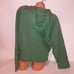 Victoria Secret Full Zip Hoodie Crop Top XL Green Long Sleeve Solid New