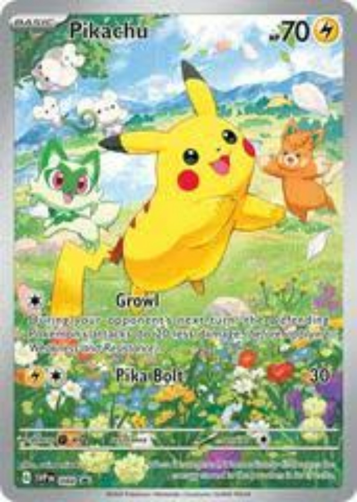 Brand New MINT Pikachu 088 Black Star Promo Full Art holo foil 2024 Po