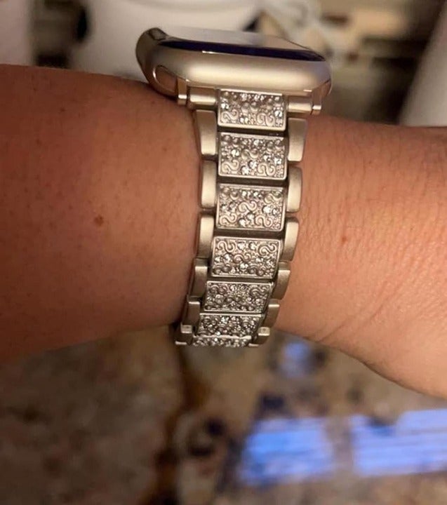 Only Band - Bling Apple Watch Band Women 42mm 44mm 45mm Sparkle Replacement