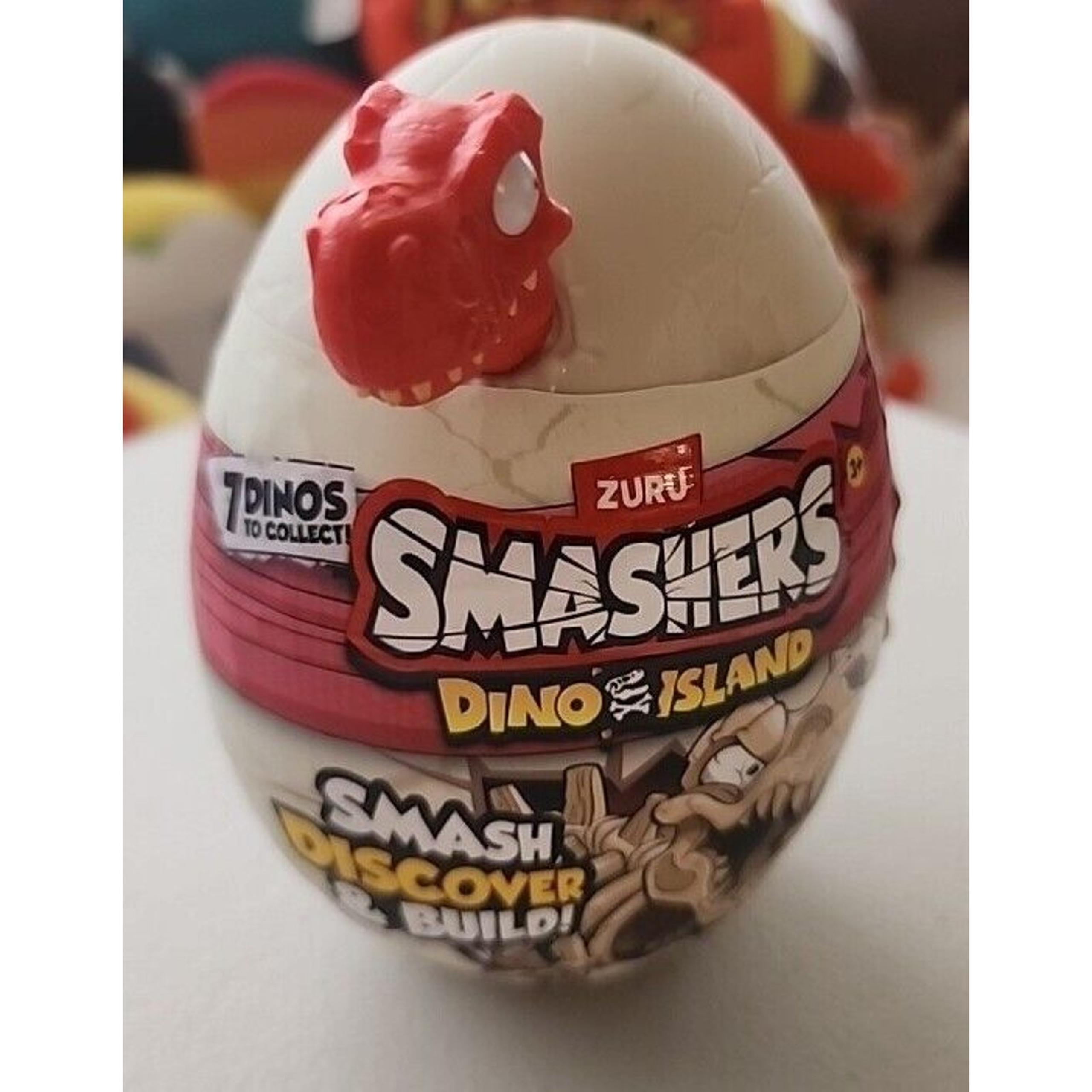 ZURU RED SMASHERS DINO ISLAND NANO EGG DINOSAUR Action Figure Toy NEW SEALED