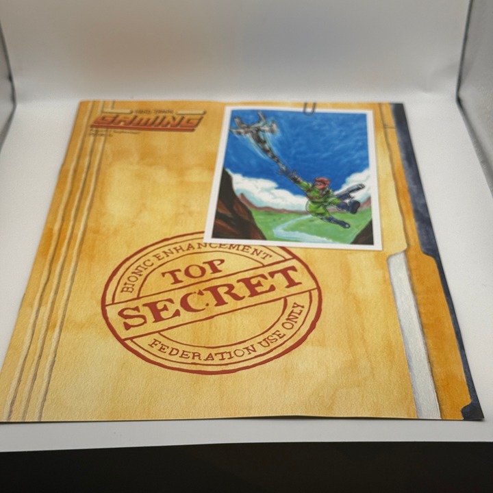 Hand-Drawn Gaming Guides Magazine Bionic Commando Issue 6