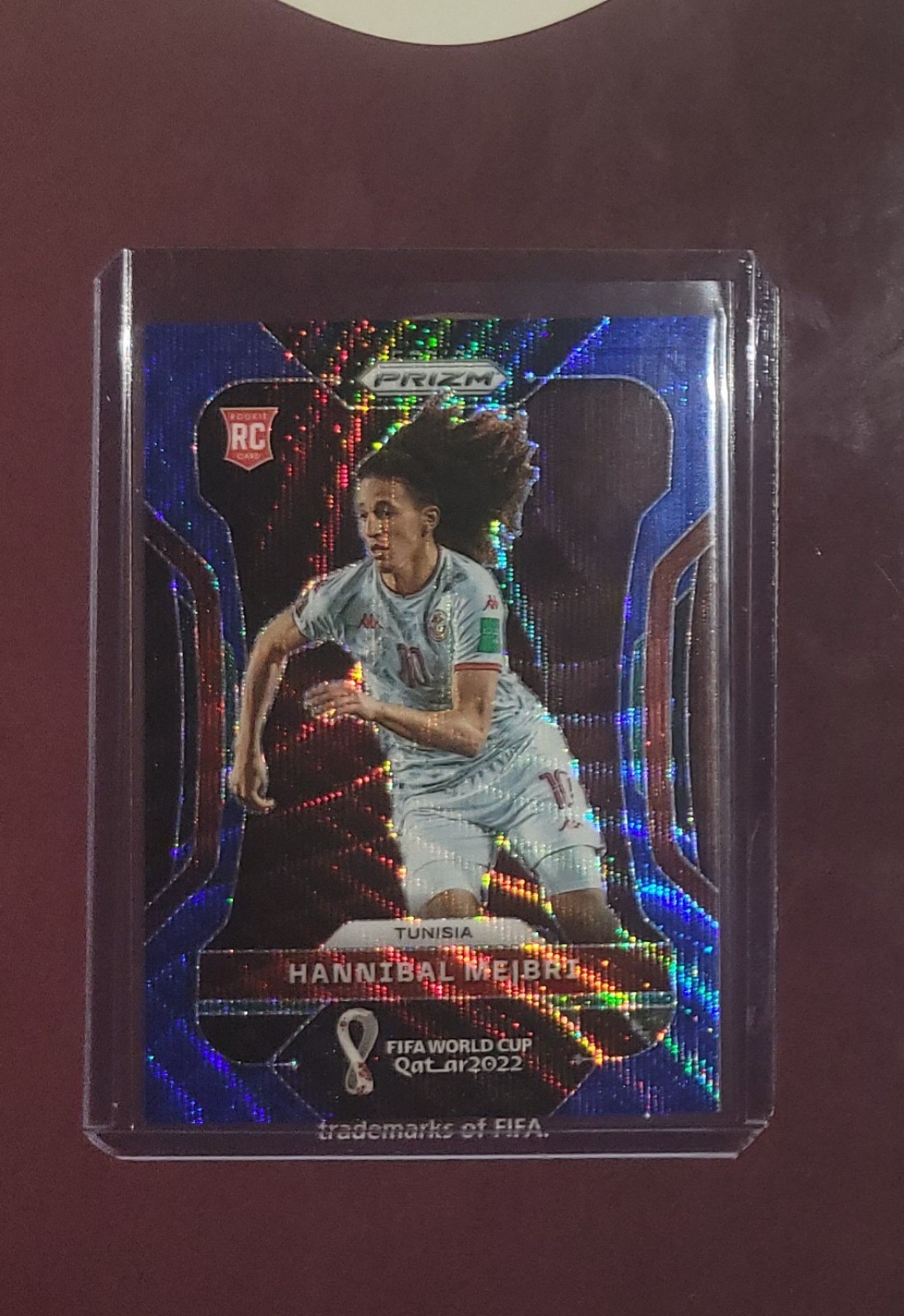 Prizm blue numbered RC Hannibal Mejbri Tunisia