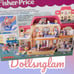 NEW! Fisher Price Loving Family Dollhouse JUMPIN' ON THE BED Bouncy Bed Set 1999