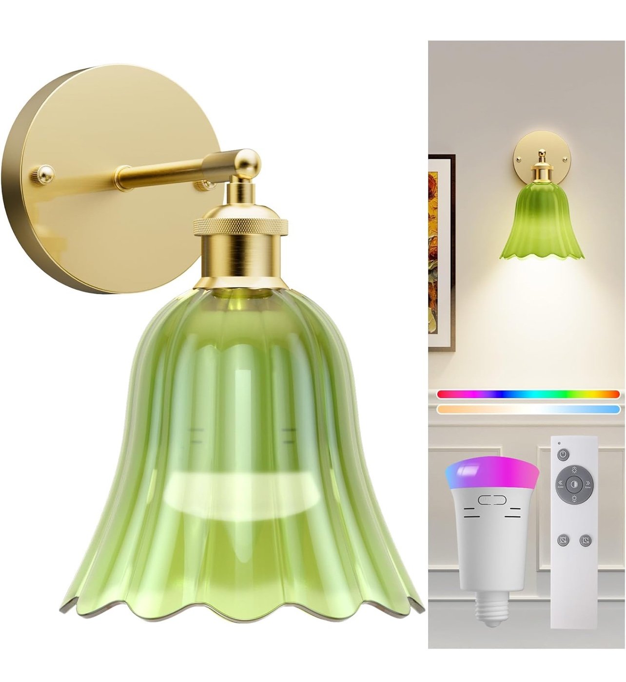 Battery Operated Wall Sconce