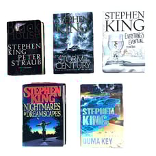 Stephen King Lot Of 5 HC 1st Ed Books Nightmares Duma Key Storm Straub Eventual