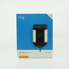 Ring Spotlight Cam Plus, Plug-in | Two-Way Talk, Color Night Vision and Security