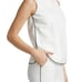 Chiara Boni La Petite Robe Vanesa Piping Sleeveless Blouse size 2