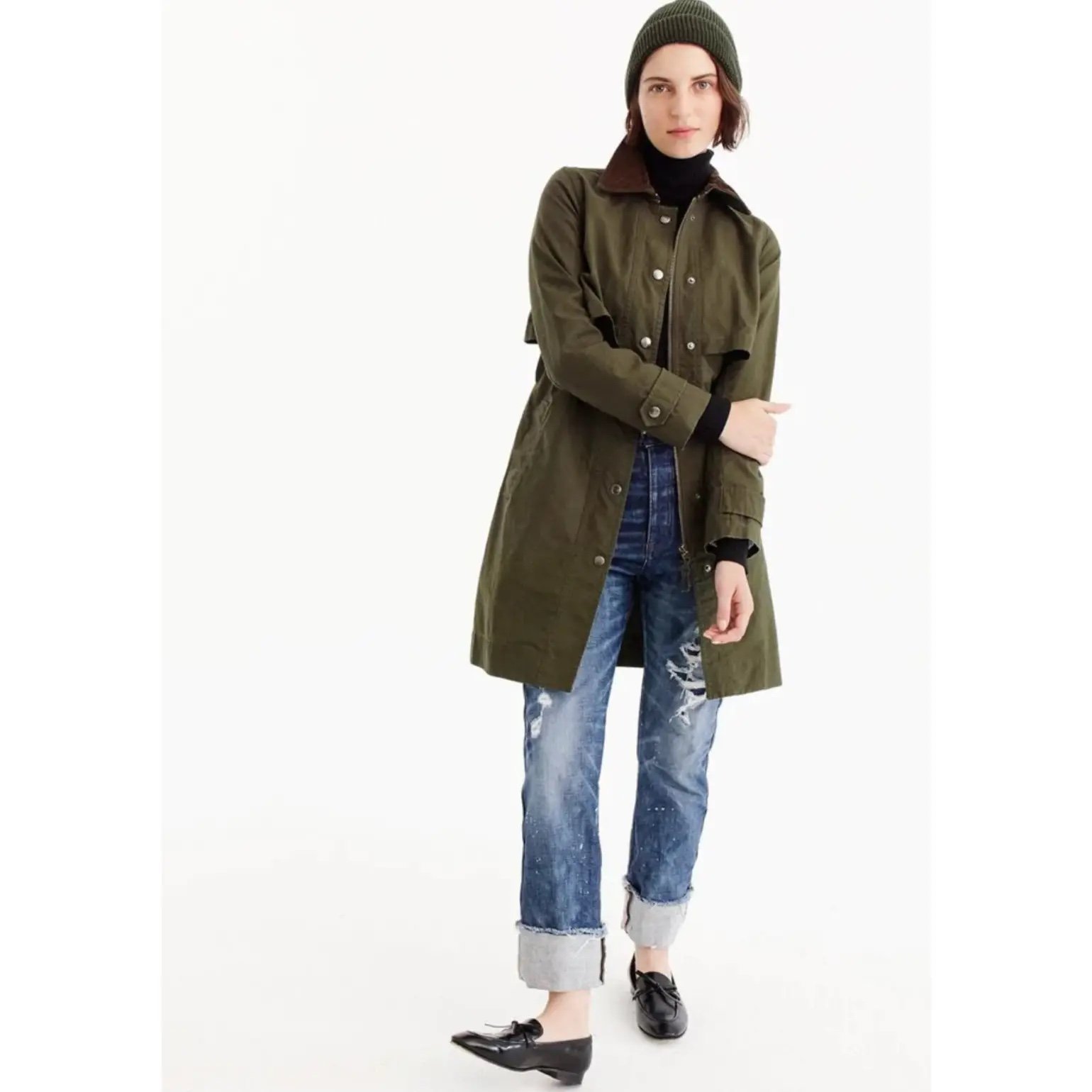J crew Field Trench Coat