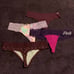 4 NWT thongs