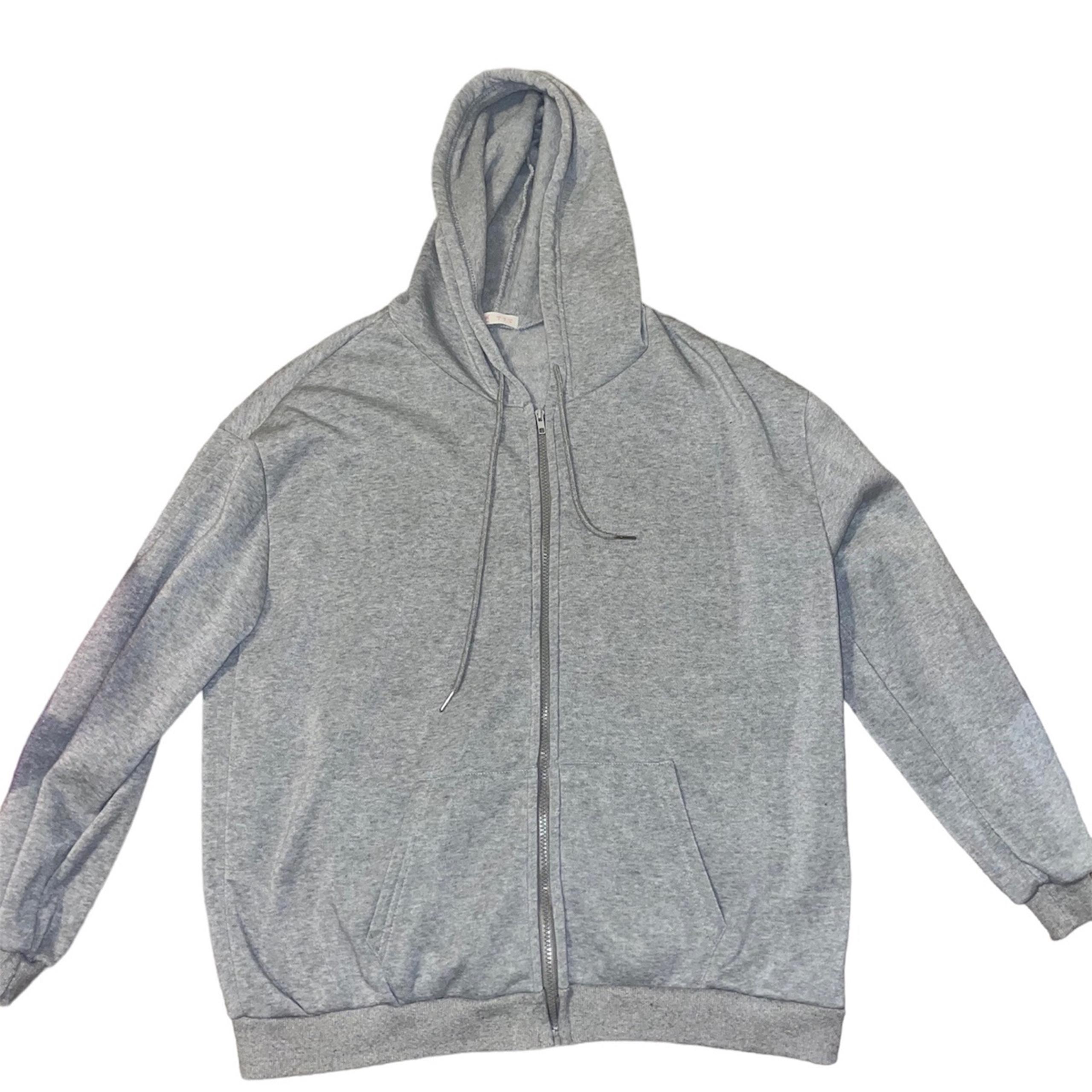 Grey Zip Up Jacket