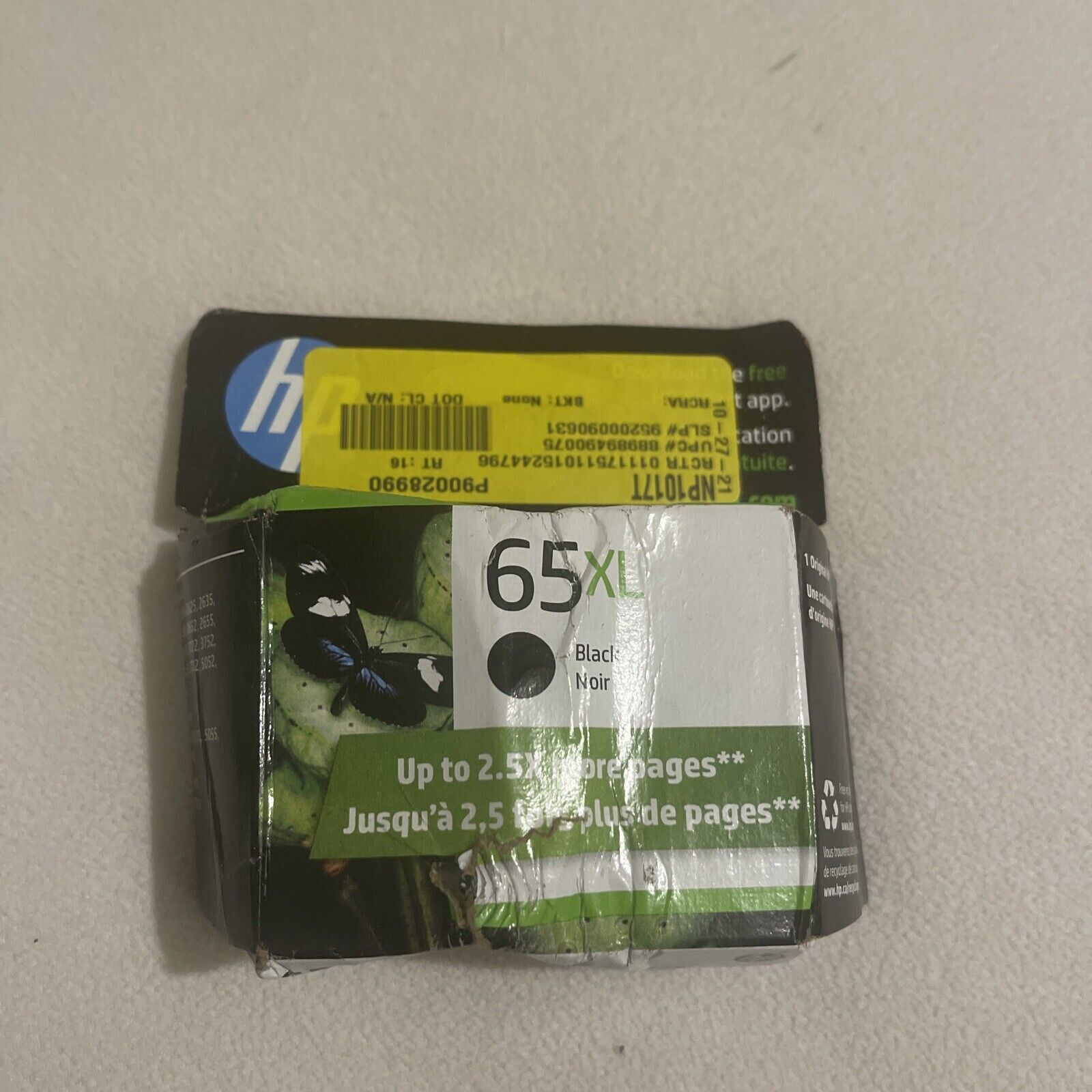 HP 65XL Black Ink Cartridge Genuine expires May 2023