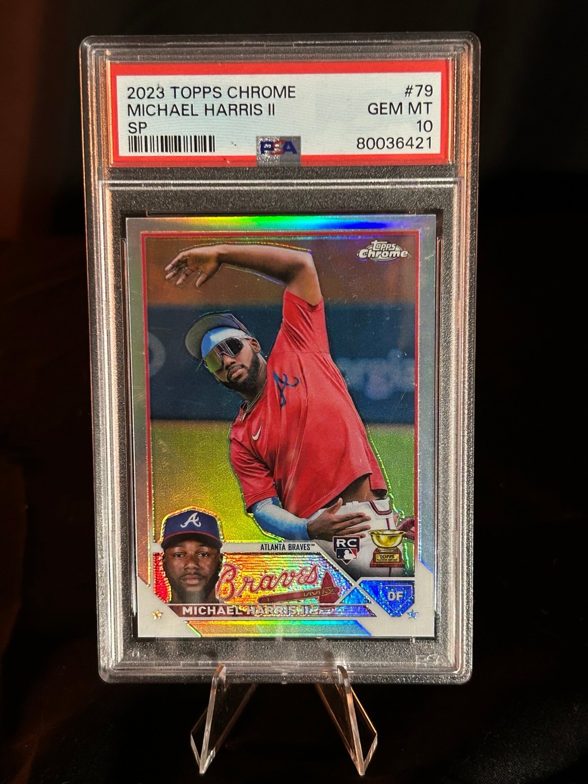 2023 Topps Chrome Michael Harris II #79 sp rc