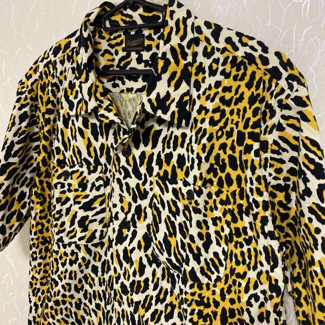 Tenderloin Cotton Leopard Open Collar Shirt Short Sleeve XL