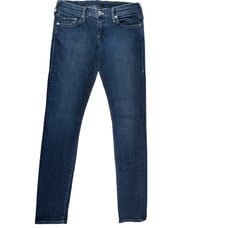 True Religion Women's Jeans Stella Denim Blue Basic Ankle Crop Skinny Size 26