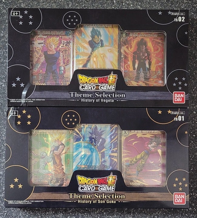 Dragon Ball Super Card Game Theme Selection History Of Goku/Vegeta