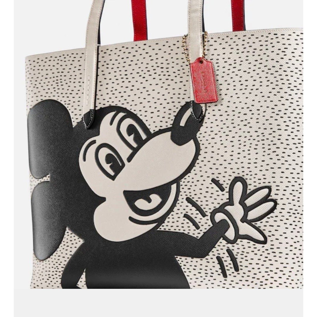 Coach Disney Mickey Mouse X Keith Haring Highline Tote NWT