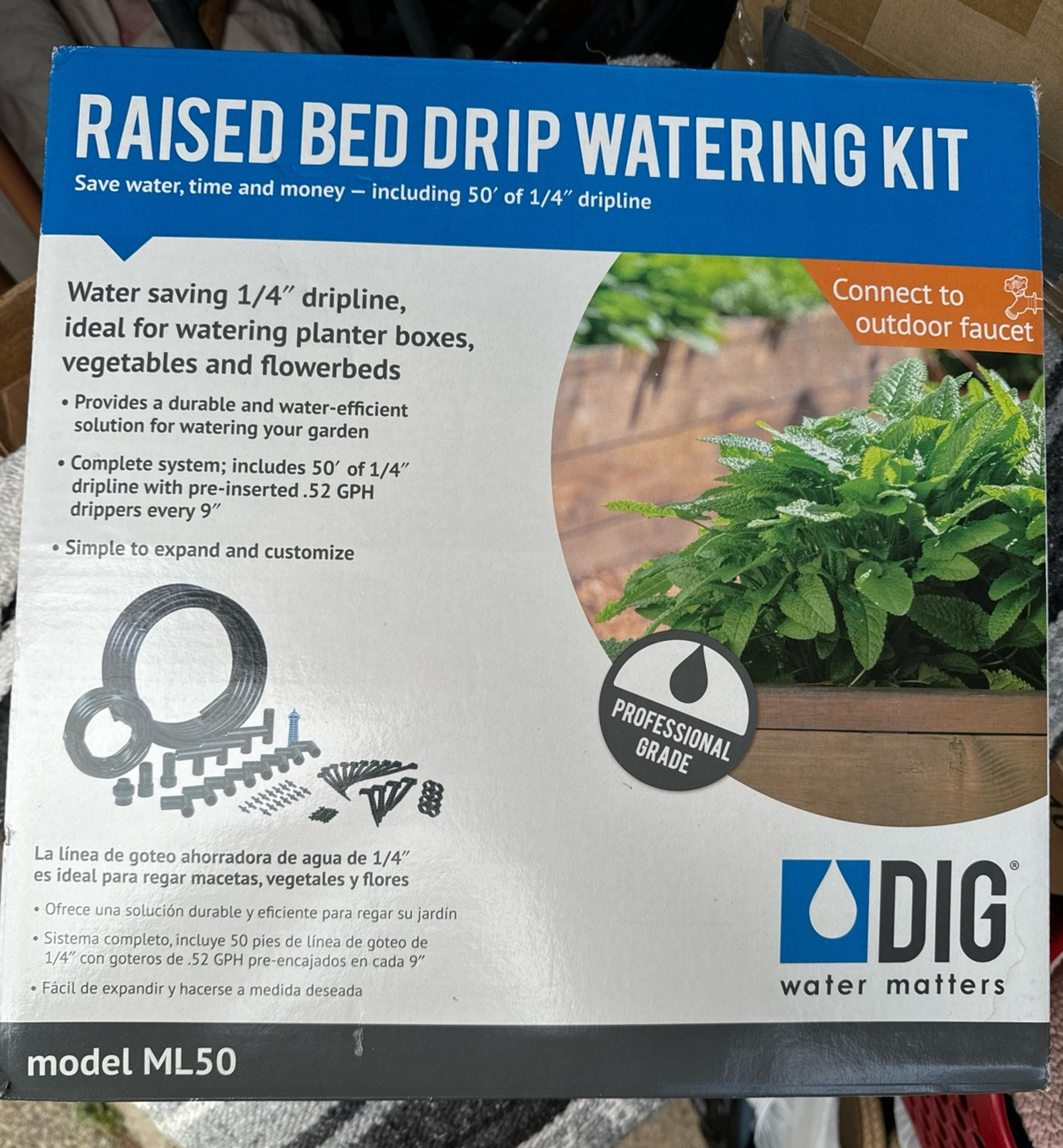 GARDEN RAISED BED DRIP WATERING KIT NEW!!