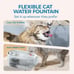 Cat Water Fountain, 84oz/2.5L Automatic Pet Water Fountain Dog Water Dispenser w