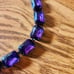 JOAN RIVERS Faceted Purple and Gunmetal Black Princess Length Necklace