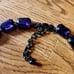 JOAN RIVERS Faceted Purple and Gunmetal Black Princess Length Necklace