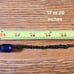 JOAN RIVERS Faceted Purple and Gunmetal Black Princess Length Necklace