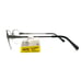 Splendor SP 8001 PW Eyeglasses Frames silver Square Cat Eye Half Rim 51-18-135
