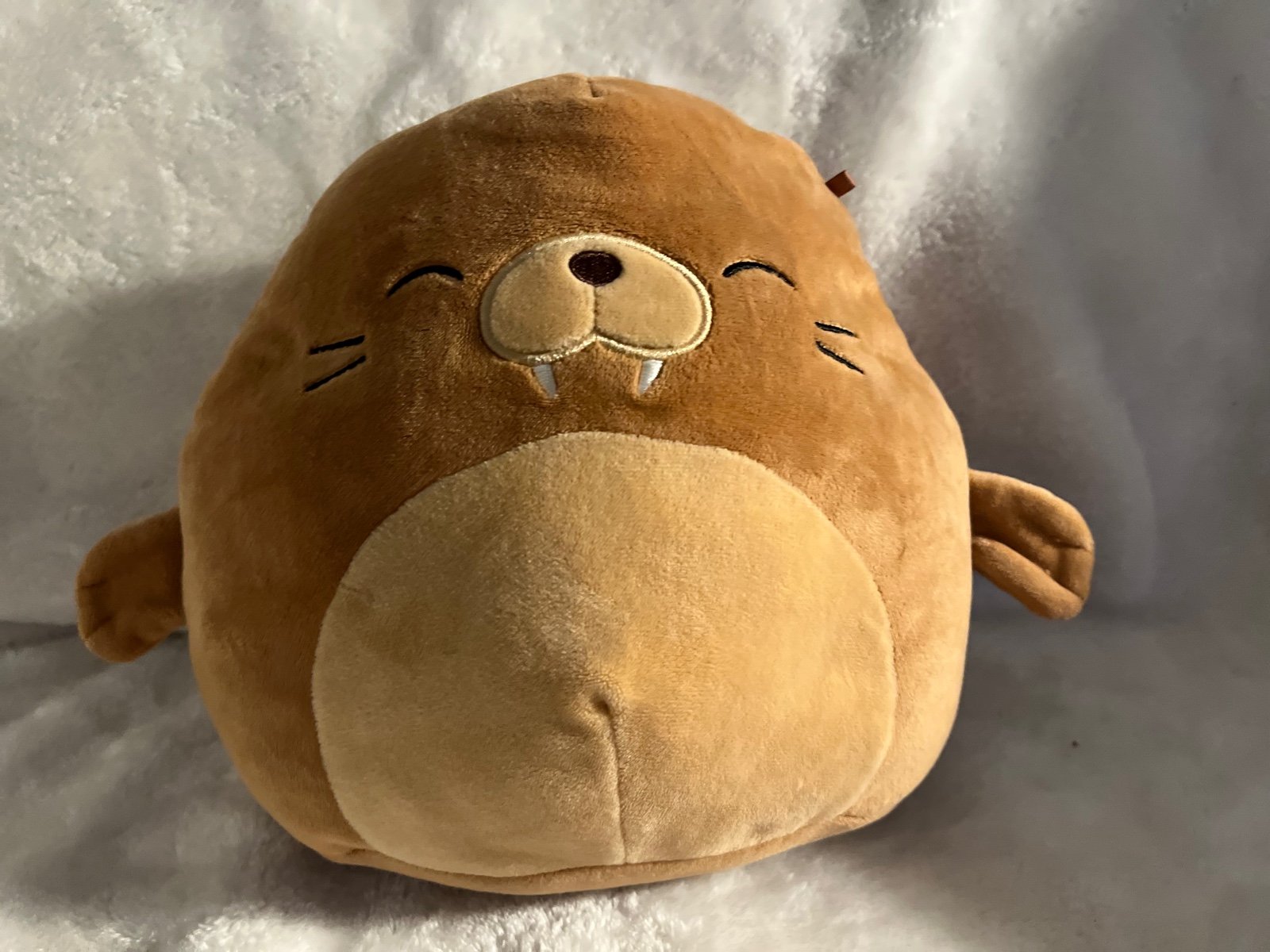 Bruce the Walrus Brown Squishmallow Soft Cuddly Animal Plush