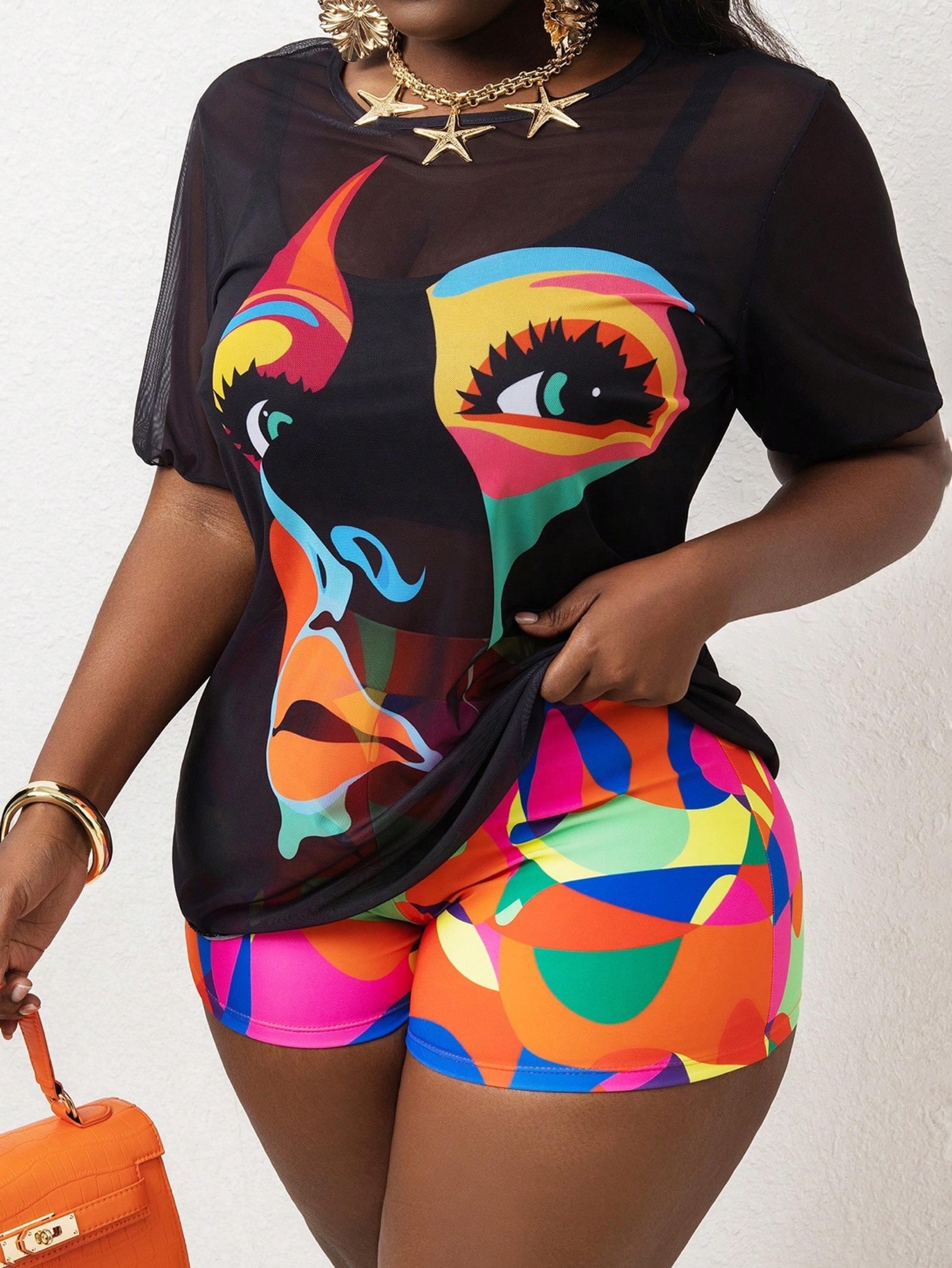 Print Tankini Set