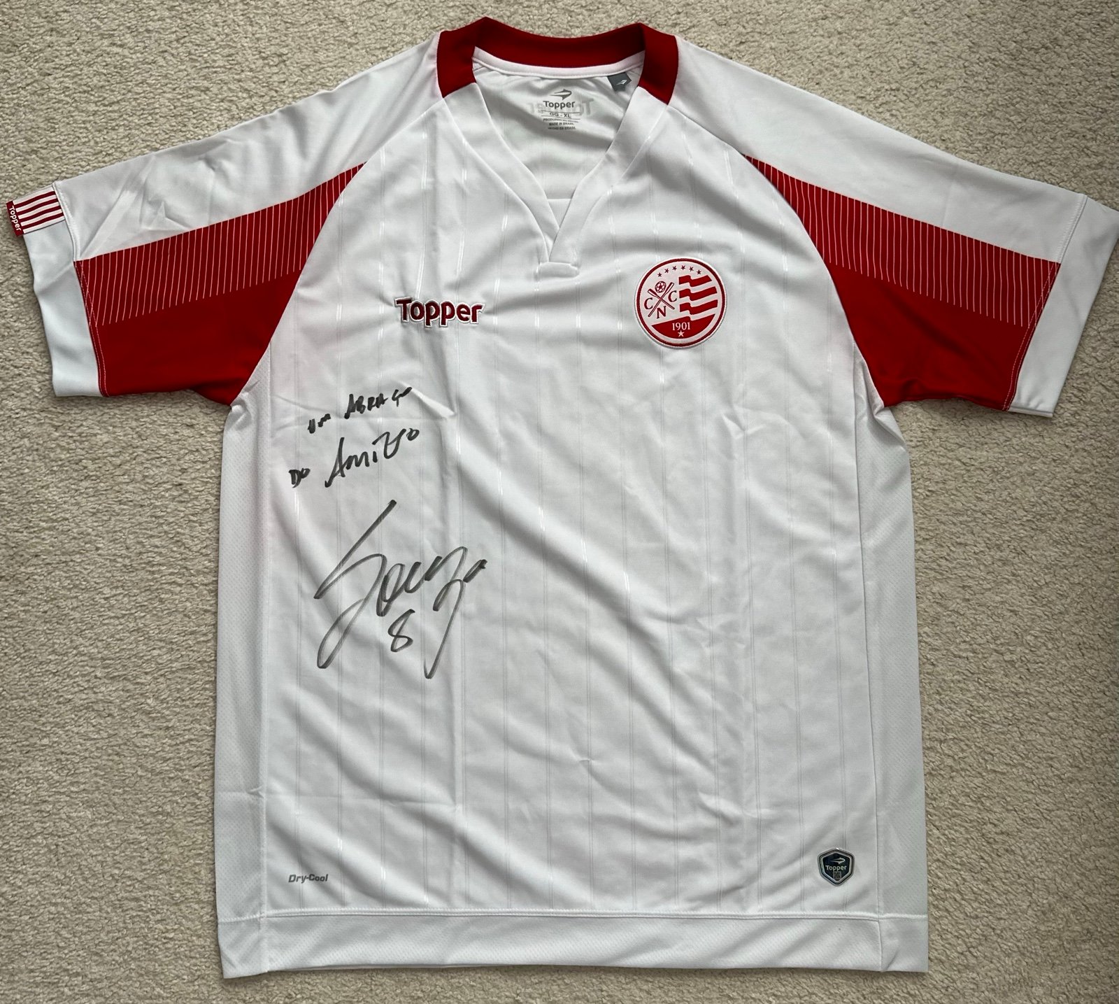 Nautico 2017 Authentic Used Jersey Signed by Souza
