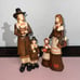 Tii Collection Thanksgiving Pilgrim Family Figurines Fall Decor Harvest 8” VTG