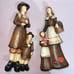 Tii Collection Thanksgiving Pilgrim Family Figurines Fall Decor Harvest 8” VTG