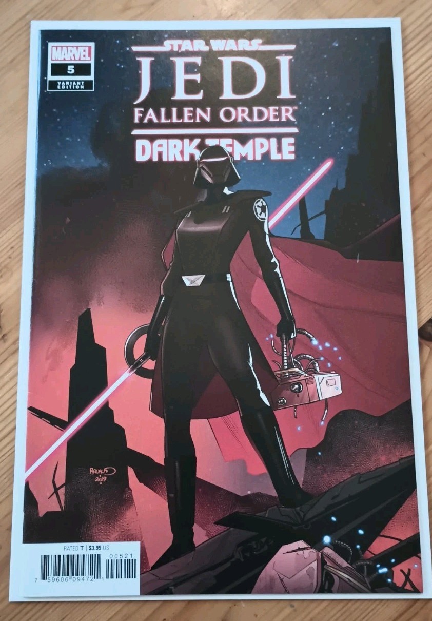 Star Wars Fallen Order Dark Temple #5 Rare 1:10 Variant VF/NM Comic!