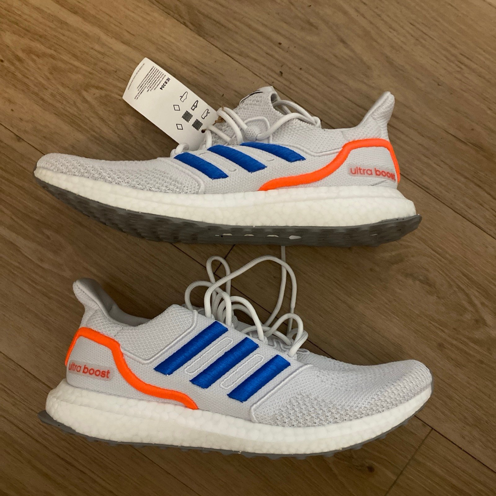 Adidas UltraBoost 1.0 LCFP Shoes White Bright Royal IE8304 Men's Sz 12 New