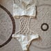 NWOT Mikoh Xavier Caged Crochet Net Mesh