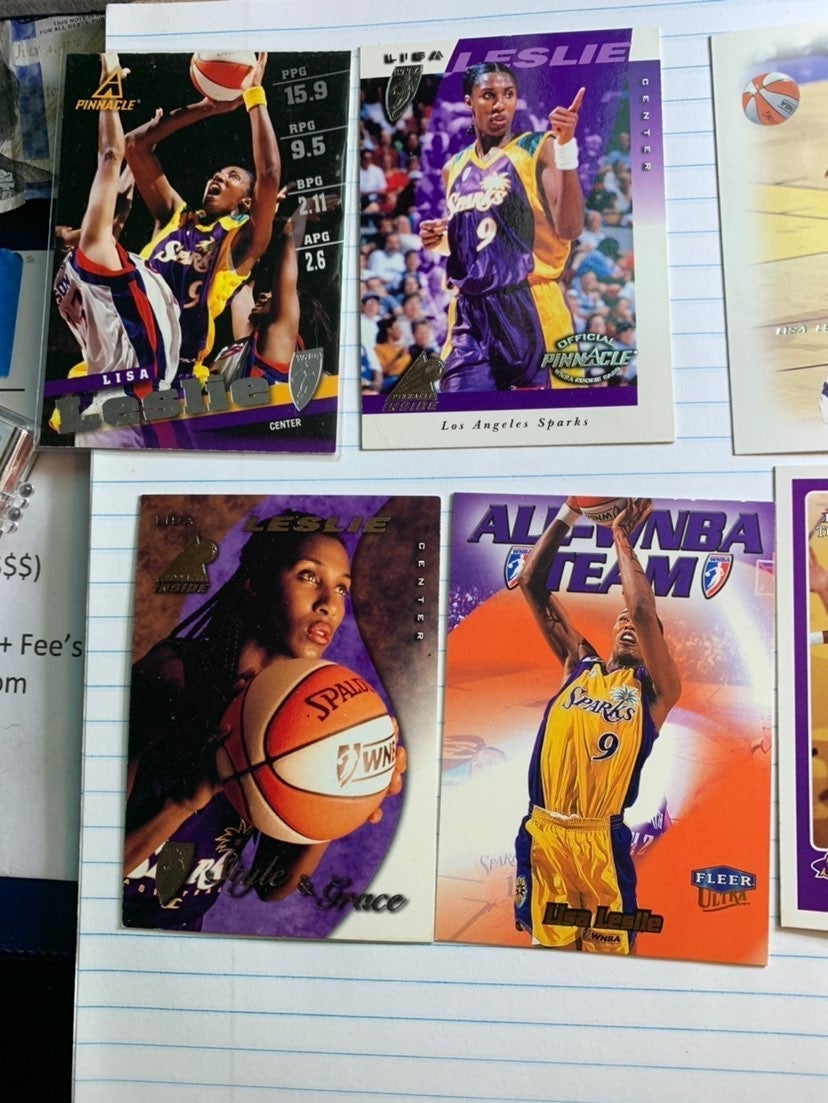 通販でクリスマス WNBA サイン入り写真 HOF Leslie Lisa スポーツ選手