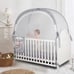 ZXPLO Baby Safety Crib Tent Infant t Pop up Mosquito Net Nursery Bed Canopy Nett
